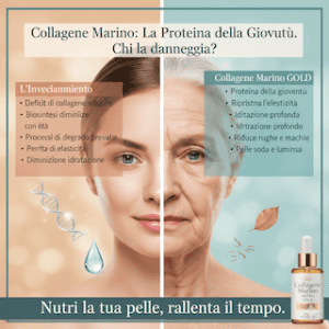 Collagene marino: confronto tra pelle giovane e pelle matura, effetti dell’invecchiamento cutaneo