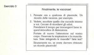 esercizio mantale per alleviare lo stress