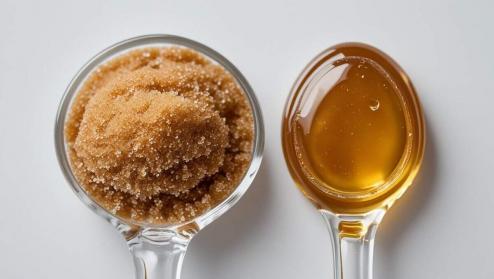 cosmetici naturali fai da te1 cucchiaino di zucchero di canna (il più grezzo, il più efficace)_1 cucchiaino di miele (meglio se biologico e denso)